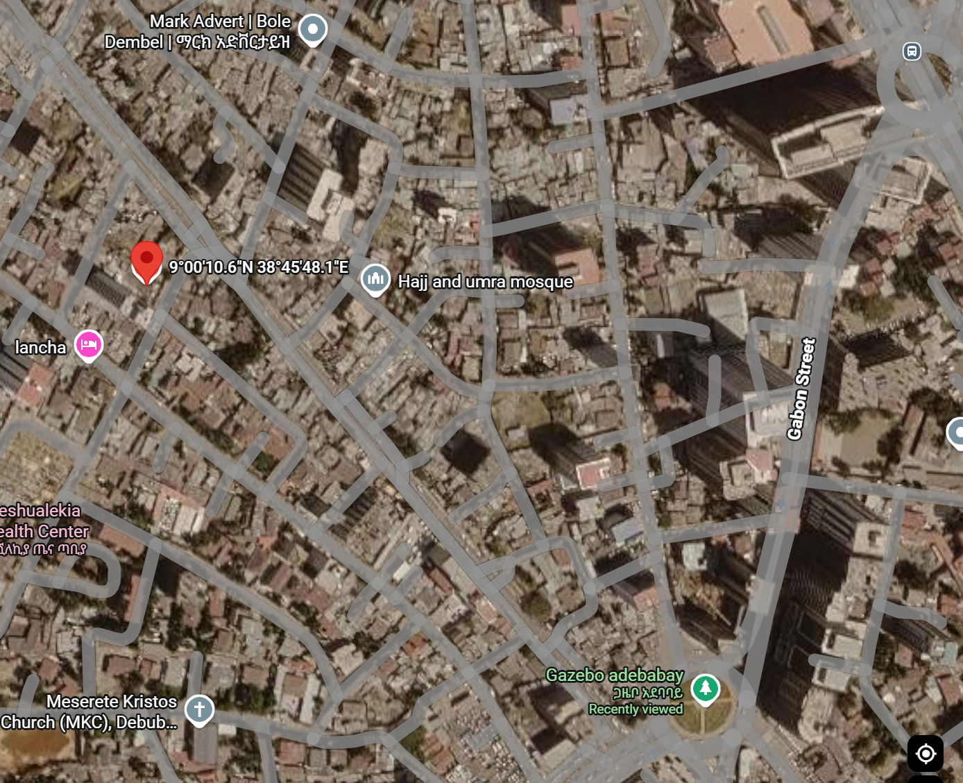 Project location map